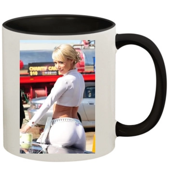 Sara Jean Underwood 11oz Colored Inner & Handle Mug