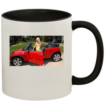 Sara Jean Underwood 11oz Colored Inner & Handle Mug