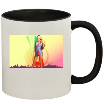 Sara Jean Underwood 11oz Colored Inner & Handle Mug