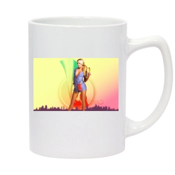 Sara Jean Underwood 14oz White Statesman Mug