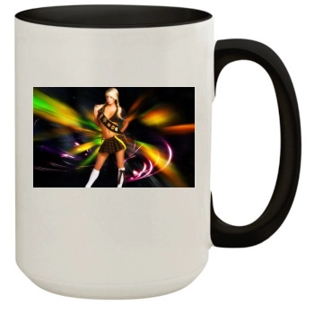 Sara Jean Underwood 15oz Colored Inner & Handle Mug