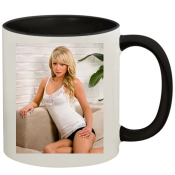 Sara Jean Underwood 11oz Colored Inner & Handle Mug