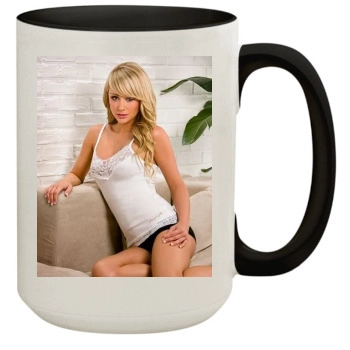 Sara Jean Underwood 15oz Colored Inner & Handle Mug