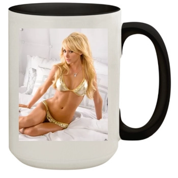 Sara Jean Underwood 15oz Colored Inner & Handle Mug