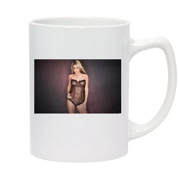 Sara Jean Underwood 14oz White Statesman Mug