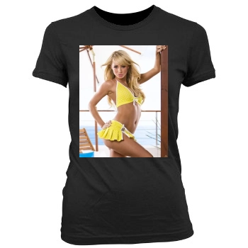 Sara Jean Underwood Women's Junior Cut Crewneck T-Shirt