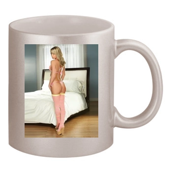 Sara Jean Underwood 11oz Metallic Silver Mug