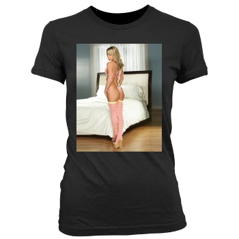 Sara Jean Underwood Women's Junior Cut Crewneck T-Shirt