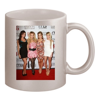 Sara Jean Underwood 11oz Metallic Silver Mug