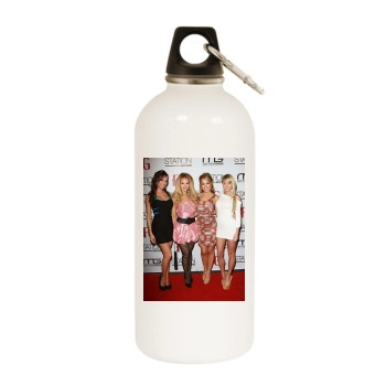 Sara Jean Underwood White Water Bottle With Carabiner