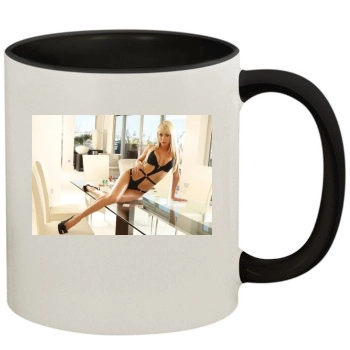 Sara Jean Underwood 11oz Colored Inner & Handle Mug