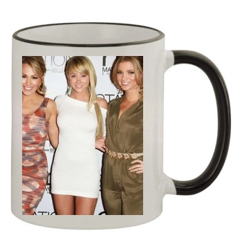 Sara Jean Underwood 11oz Colored Rim & Handle Mug