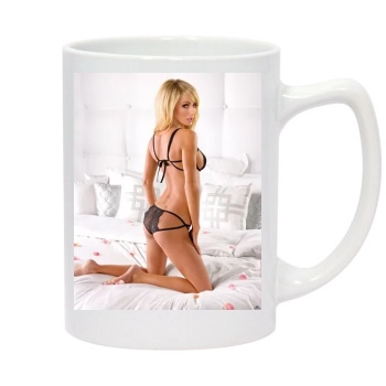 Sara Jean Underwood 14oz White Statesman Mug