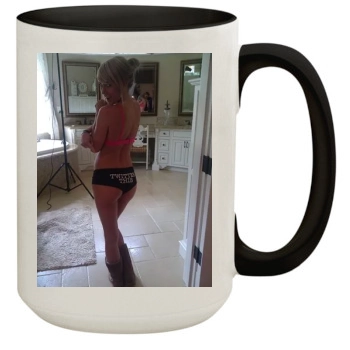 Sara Jean Underwood 15oz Colored Inner & Handle Mug