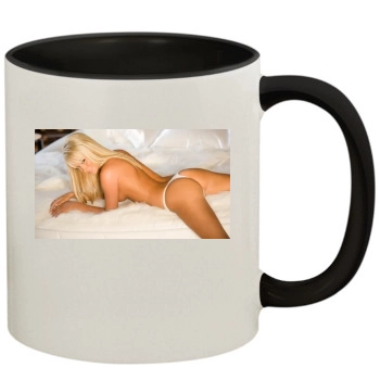 Sara Jean Underwood 11oz Colored Inner & Handle Mug