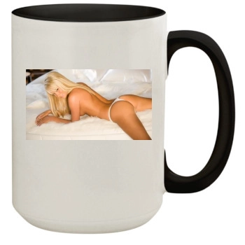 Sara Jean Underwood 15oz Colored Inner & Handle Mug