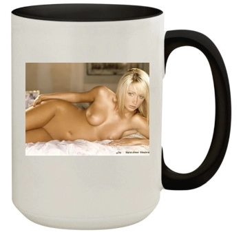 Sara Jean Underwood 15oz Colored Inner & Handle Mug