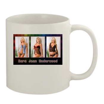 Sara Jean Underwood 11oz White Mug