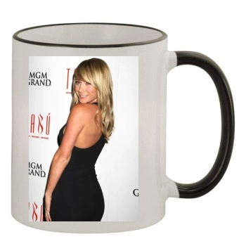 Sara Jean Underwood 11oz Colored Rim & Handle Mug