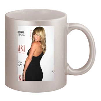 Sara Jean Underwood 11oz Metallic Silver Mug