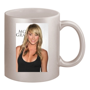 Sara Jean Underwood 11oz Metallic Silver Mug