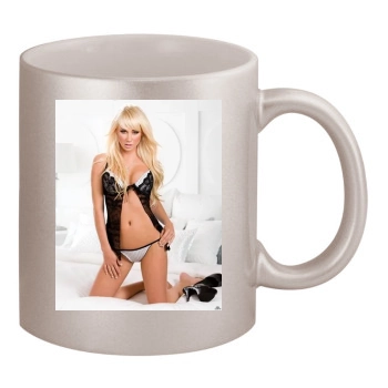 Sara Jean Underwood 11oz Metallic Silver Mug