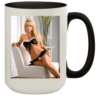 Sara Jean Underwood 15oz Colored Inner & Handle Mug