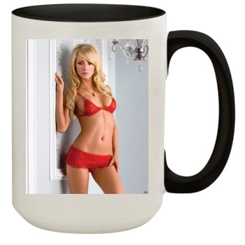 Sara Jean Underwood 15oz Colored Inner & Handle Mug