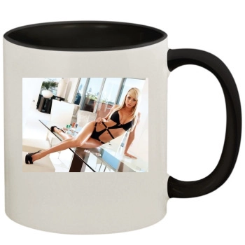 Sara Jean Underwood 11oz Colored Inner & Handle Mug