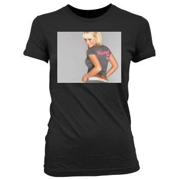 Sara Jean Underwood Women's Junior Cut Crewneck T-Shirt