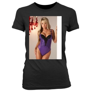 Sara Jean Underwood Women's Junior Cut Crewneck T-Shirt