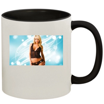 Sara Jean Underwood 11oz Colored Inner & Handle Mug