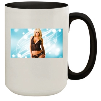 Sara Jean Underwood 15oz Colored Inner & Handle Mug