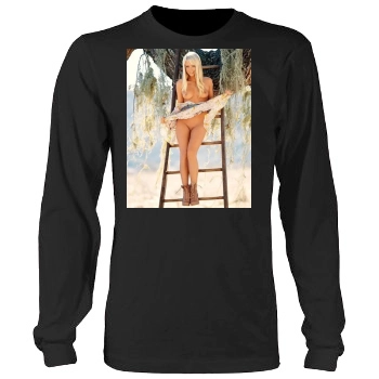 Sara Jean Underwood Men's Heavy Long Sleeve TShirt