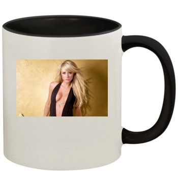 Sara Jean Underwood 11oz Colored Inner & Handle Mug