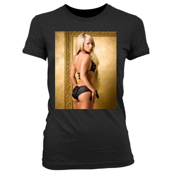 Sara Jean Underwood Women's Junior Cut Crewneck T-Shirt