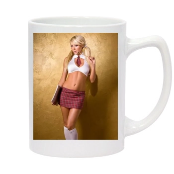 Sara Jean Underwood 14oz White Statesman Mug