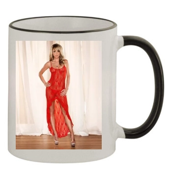 Sara Jean Underwood 11oz Colored Rim & Handle Mug