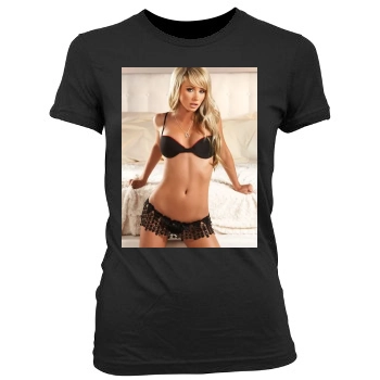 Sara Jean Underwood Women's Junior Cut Crewneck T-Shirt