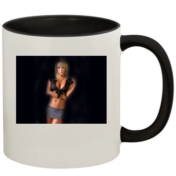 Sara Jean Underwood 11oz Colored Inner & Handle Mug