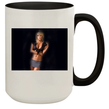 Sara Jean Underwood 15oz Colored Inner & Handle Mug