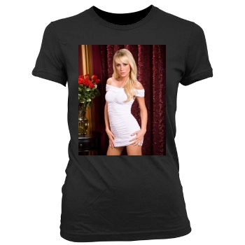 Sara Jean Underwood Women's Junior Cut Crewneck T-Shirt