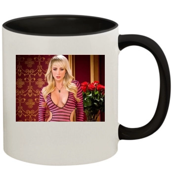 Sara Jean Underwood 11oz Colored Inner & Handle Mug