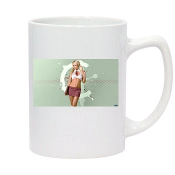 Sara Jean Underwood 14oz White Statesman Mug