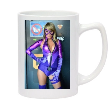 Sara Jean Underwood 14oz White Statesman Mug