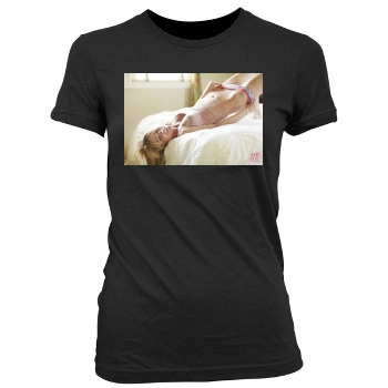 Sara Jean Underwood Women's Junior Cut Crewneck T-Shirt