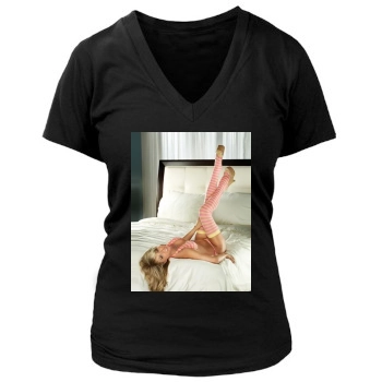 Sara Jean Underwood Women's Deep V-Neck TShirt