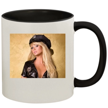 Sara Jean Underwood 11oz Colored Inner & Handle Mug