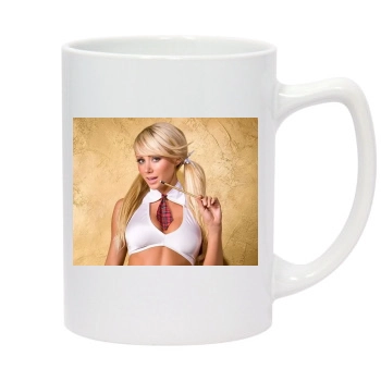 Sara Jean Underwood 14oz White Statesman Mug