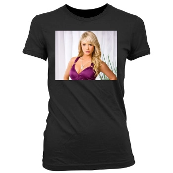 Sara Jean Underwood Women's Junior Cut Crewneck T-Shirt